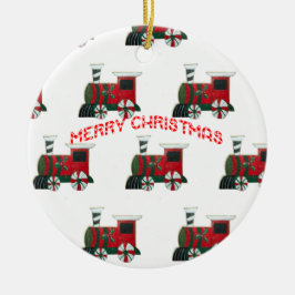 Enfeites de natal de Papais noeis do comboio de br