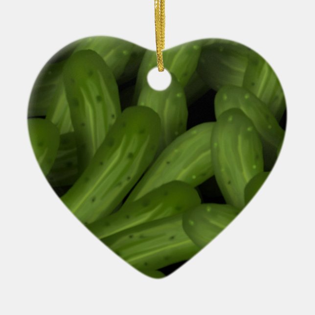 Enfeites de natal de picles (Frente)