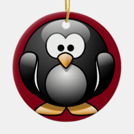 Enfeites de natal de pinguim