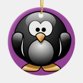 Enfeites de natal de pinguim