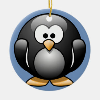 Enfeites de natal de pinguim