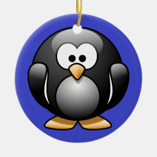 Enfeites de natal de pinguim