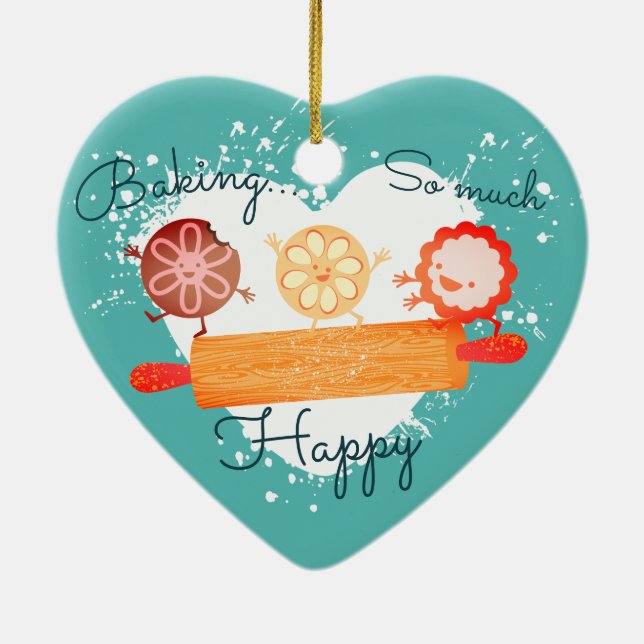 Enfeites de natal de pinos rolantes de biscoitos p (Verso)