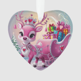 Enfeites de natal de Rebelde Rosa Encantador