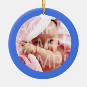 Enfeites de natal de registro de nascimento do beb