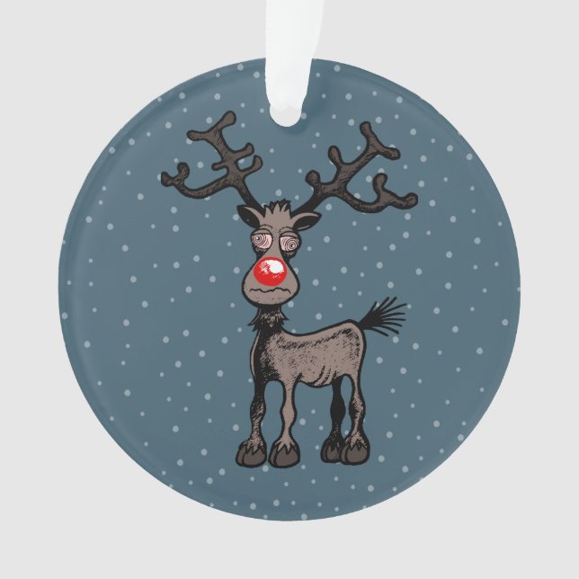 Enfeites de Natal de Renas de Rudolph (Frente)