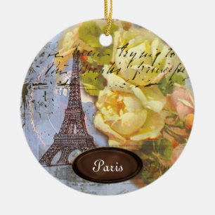 Enfeites de natal de Rosas Amarelas em Paris, Torr
