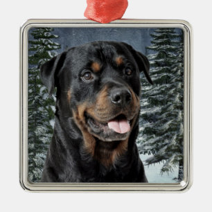 Enfeites de natal de Rottweiler