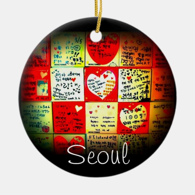 Enfeites de natal de Seoul, Coreia do Sul (Frente)
