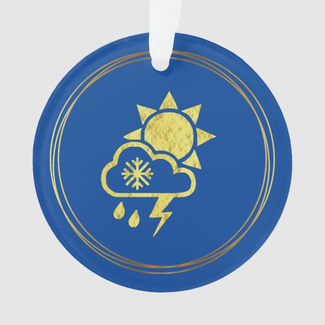 Enfeites de natal de Símbolos do Tempo (Frente)