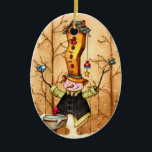 Enfeites de natal de Snowman e Bird Friends<br><div class="desc">O que é melhor do que estar perto de entes queridos durante o frio e frio inverno. Esta é uma cena balbuciosa de um boneco de neve passando tempo com muitos de seus amigos. Os amigos dele não precisam de viagem longe para visitá-lo desde que ele os deixou transformar seu...</div>