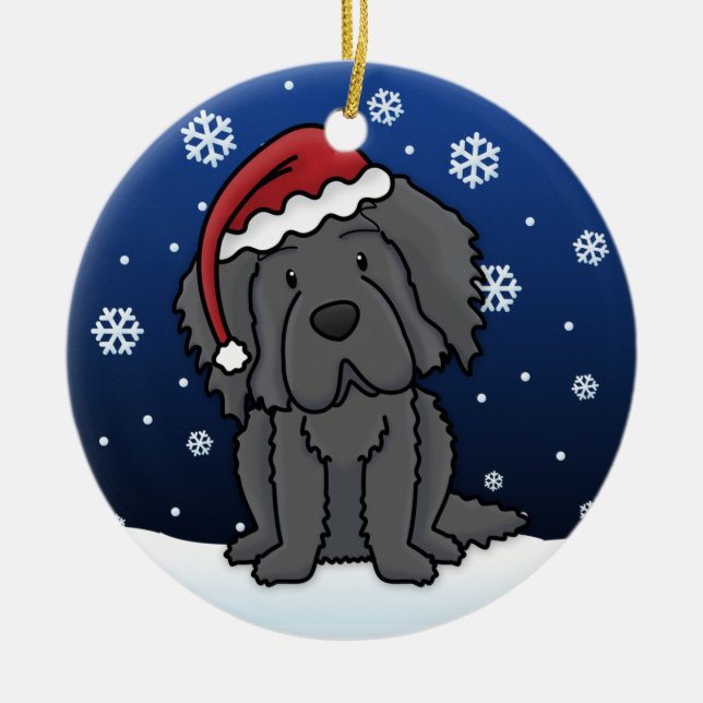 Enfeites de natal de Terra Nova dos desenhos (Frente)