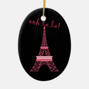 Enfeites de natal de Torre Eiffel de Paris Persona