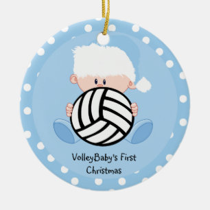 Enfeites de natal de Voleibol Baby Boyl 1 rua