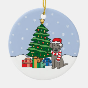 Enfeites de natal de Weimaraner