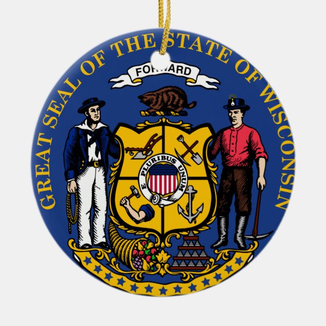 Enfeites de natal de Wisconsin* (Frente)