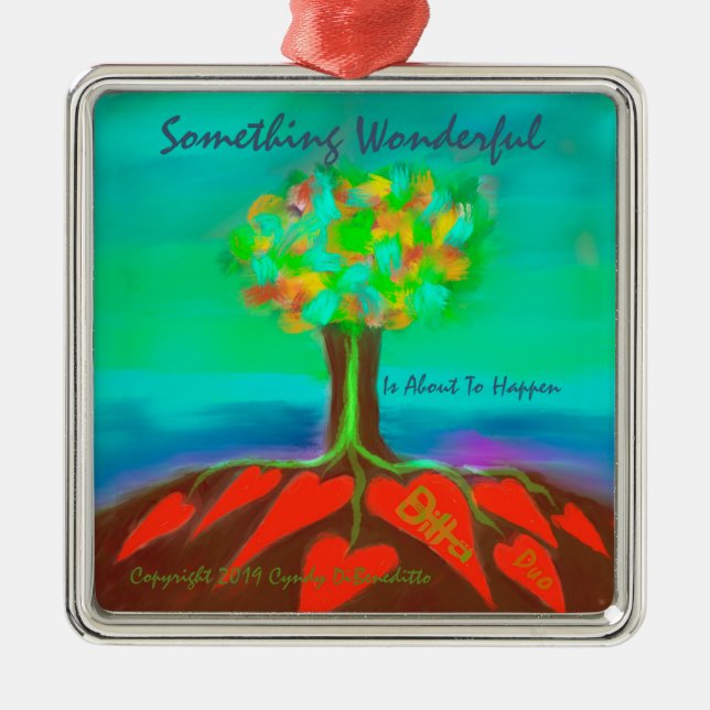 Enfeites de natal Ditto Duo Algo Maravilhoso! (Frente)