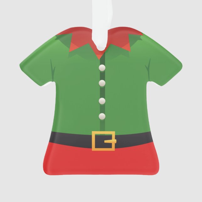 Enfeites de natal do ajudante do papai noel (Frente)