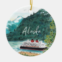Enfeites de natal do Alaska Cruise