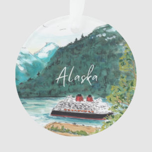 Enfeites de natal do Alaska Cruise