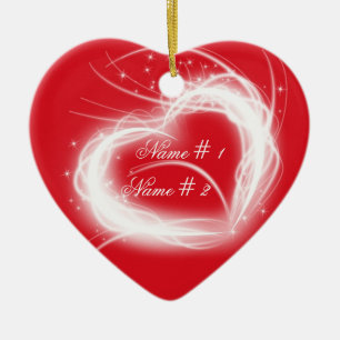 Enfeites de natal do amor