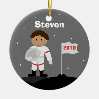 Enfeites de natal do astronauta