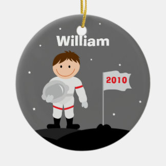 Enfeites de natal do astronauta