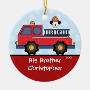 Enfeites de natal do big brother do Firetruck