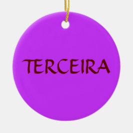 Enfeites de natal do costume de Açores Terceira