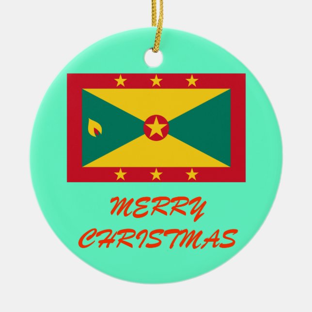 Enfeites de natal do costume de GRENADA* (Frente)