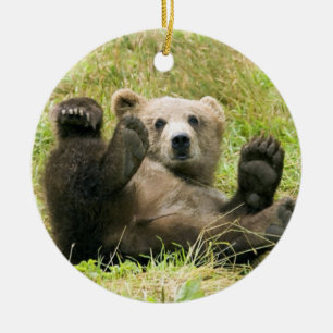 Enfeites de natal do Cubo do Urso Marrom