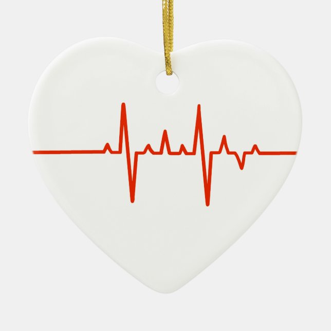 Enfeites de natal do doutor cirurgião cardíaco (Frente)