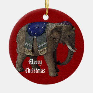 Enfeites de natal do elefante do circo