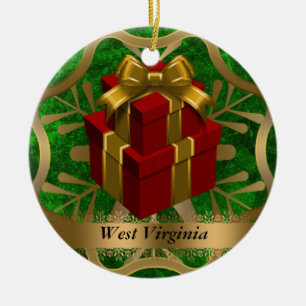 Enfeites de natal do estado de West Virginia