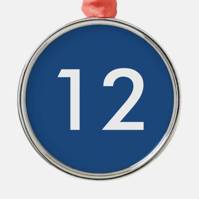 Enfeites de natal do fan de futebol 12 de Seattle (Frente)