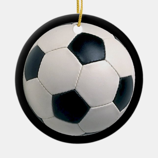 Enfeites de natal do futebol do futebol (Frente)