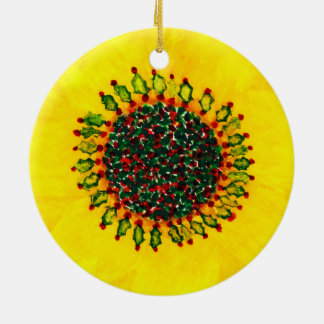 Enfeites de natal do girassol do feriado