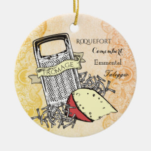 Enfeites de natal do gourmet do grater do queijo