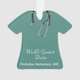 Enfeites de natal do Green Doctor Scrubs