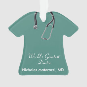 Enfeites de natal do Green Doctor Scrubs