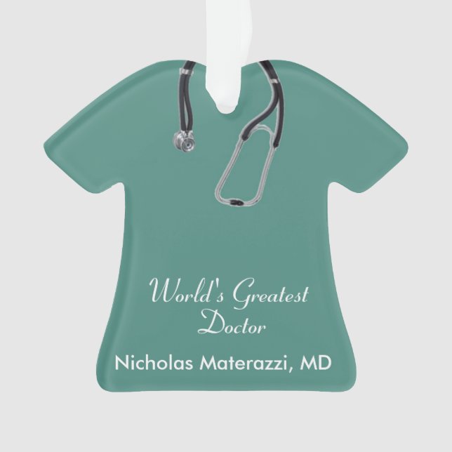 Enfeites de natal do Green Doctor Scrubs (Frente)