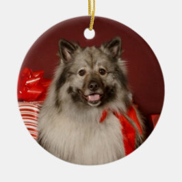 Enfeites de natal do Keeshond