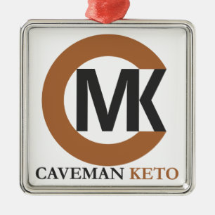 Enfeites de natal do Keto do homem das cavernas