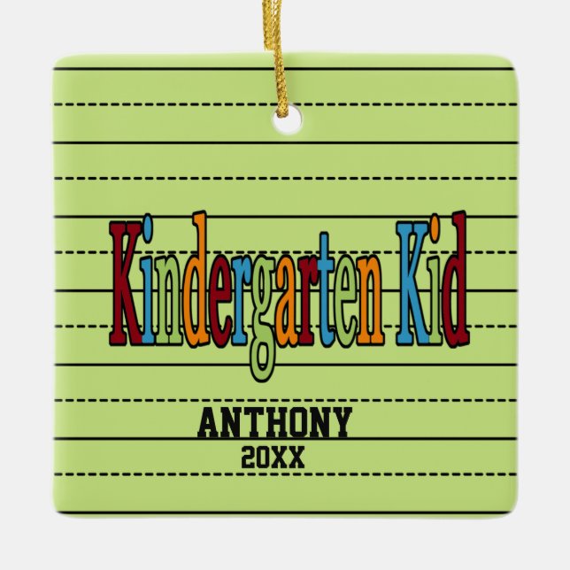 Enfeites de natal do miúdo do jardim de infância (Frente)