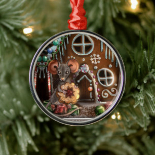 Enfeites de natal do mouse Gingerbird