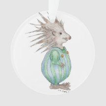 Enfeites de natal do ouriço de Henry