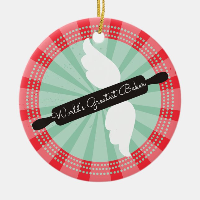 Enfeites de natal do pano rolante do pino de rolam (Frente)