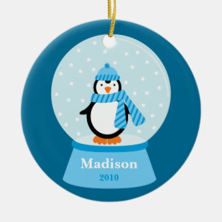 Enfeites de natal do pinguim