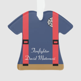 Enfeites de natal do sapador-bombeiro