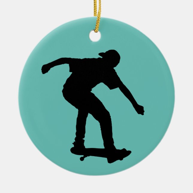 ENFEITES DE NATAL DO SKATEBOARDER (Frente)